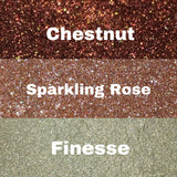 High shine foil pigment Trio bundle - Chestnut, Sparkling Rose & Finesse
