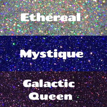 Holographic Pigment Trio - Ethereal, Mystique & Galactic Queen hi